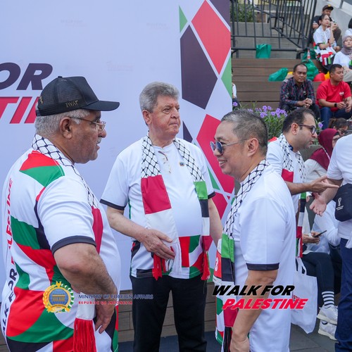 Race photo from WALK FOR PALESTINE
