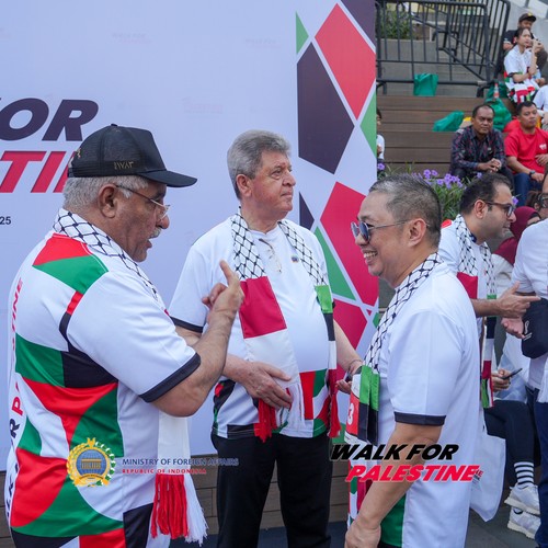 Race photo from WALK FOR PALESTINE