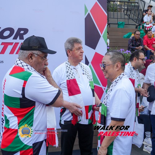 Race photo from WALK FOR PALESTINE