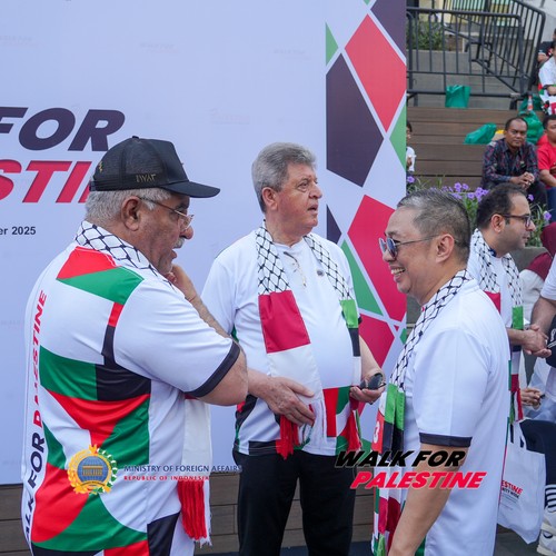 Race photo from WALK FOR PALESTINE