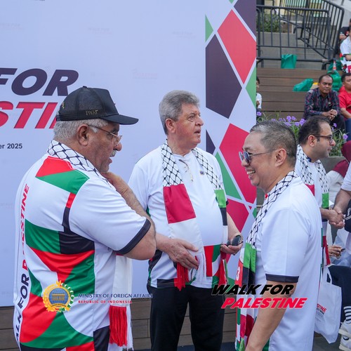 Race photo from WALK FOR PALESTINE
