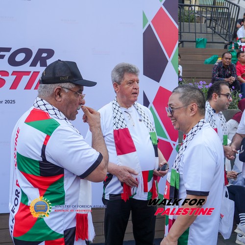 Race photo from WALK FOR PALESTINE