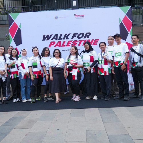 Race photo from WALK FOR PALESTINE