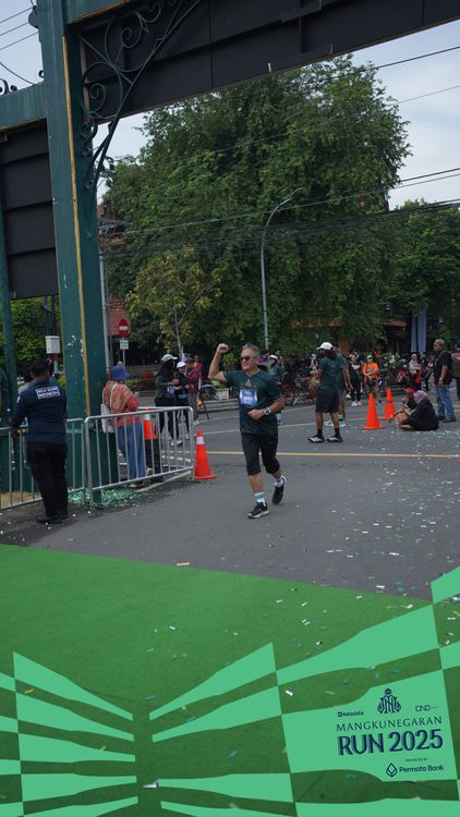 Race photo from Mangkunegaran Run 2025