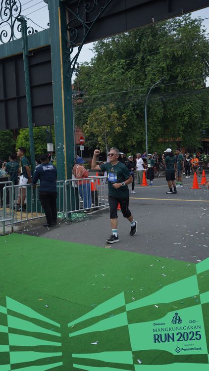 Race photo from Mangkunegaran Run 2025