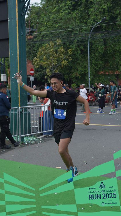Race photo from Mangkunegaran Run 2025