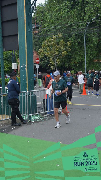 Race photo from Mangkunegaran Run 2025