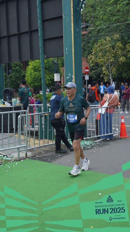 Race photo from Mangkunegaran Run 2025