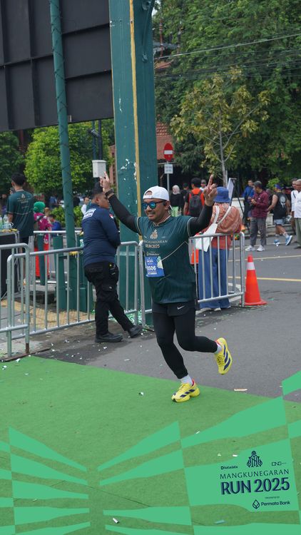 Race photo from Mangkunegaran Run 2025
