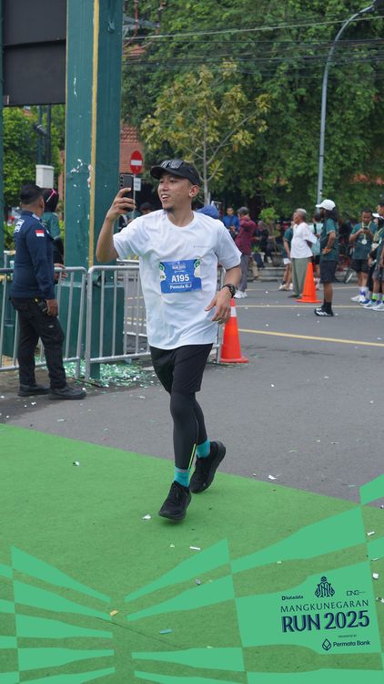 Race photo from Mangkunegaran Run 2025