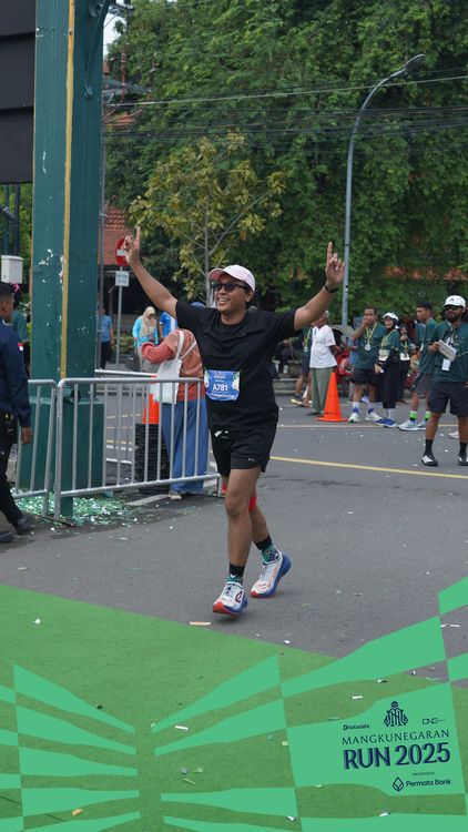 Race photo from Mangkunegaran Run 2025