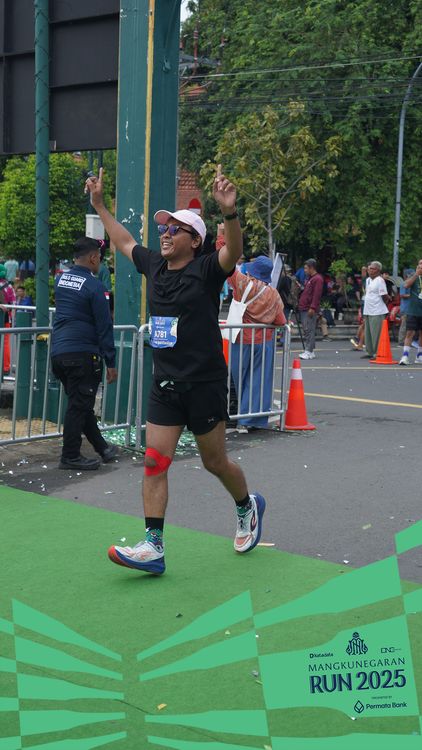 Race photo from Mangkunegaran Run 2025