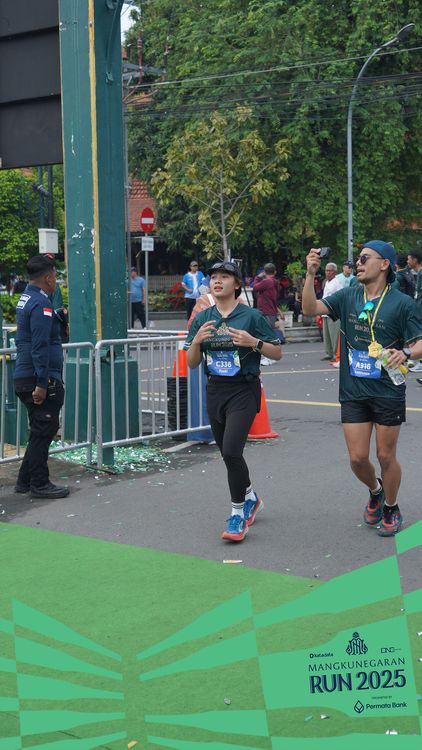 Race photo from Mangkunegaran Run 2025