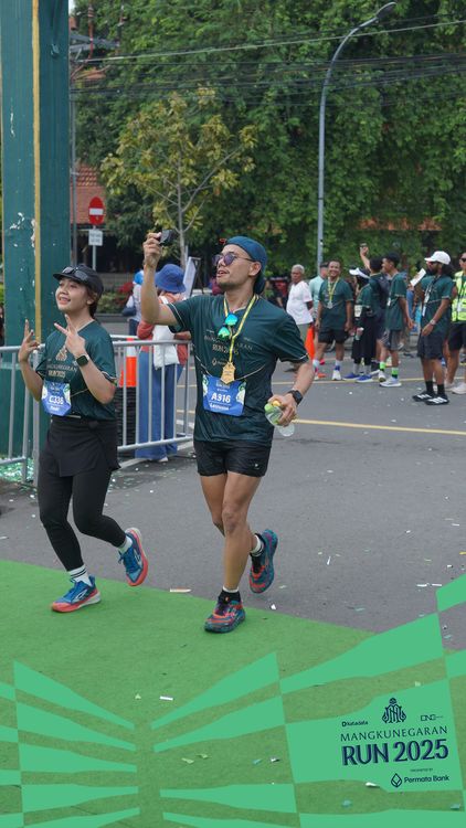 Race photo from Mangkunegaran Run 2025