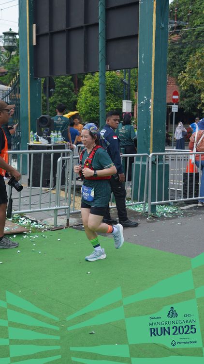 Race photo from Mangkunegaran Run 2025