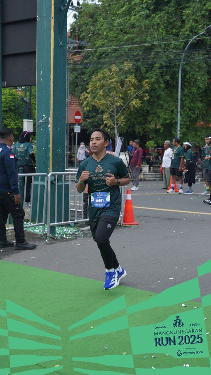 Race photo from Mangkunegaran Run 2025