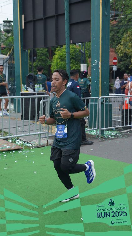 Race photo from Mangkunegaran Run 2025