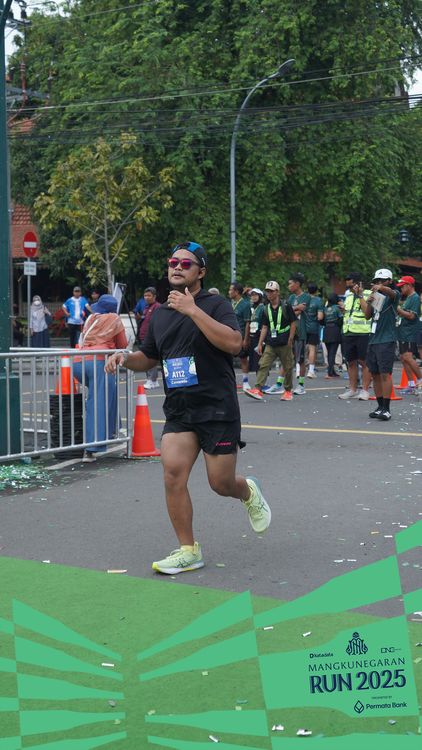 Race photo from Mangkunegaran Run 2025