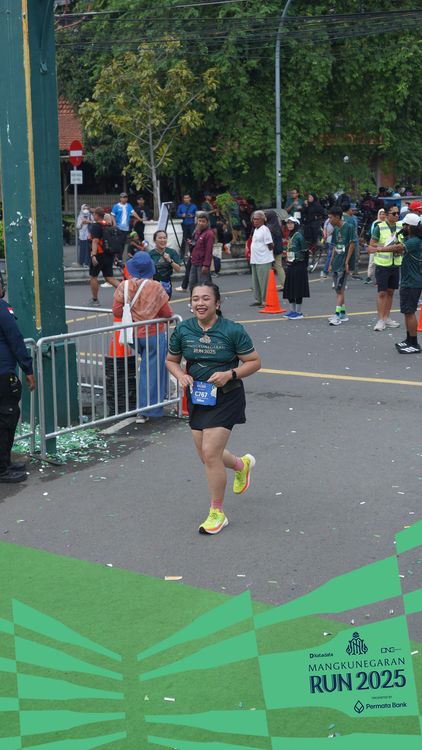 Race photo from Mangkunegaran Run 2025