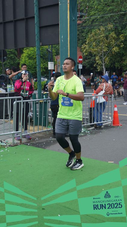 Race photo from Mangkunegaran Run 2025