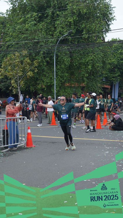 Race photo from Mangkunegaran Run 2025