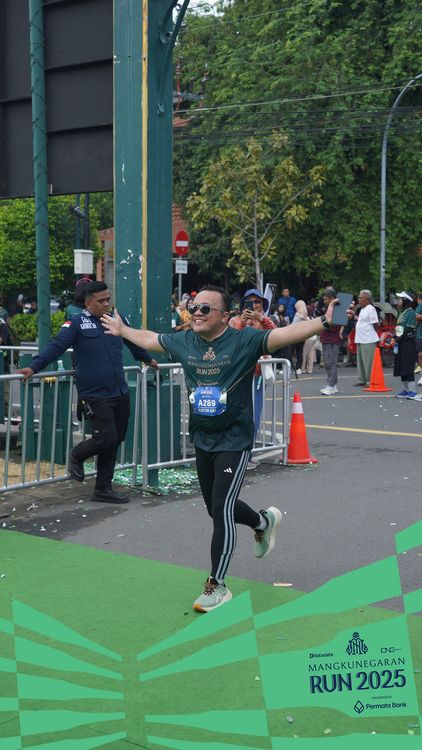 Race photo from Mangkunegaran Run 2025