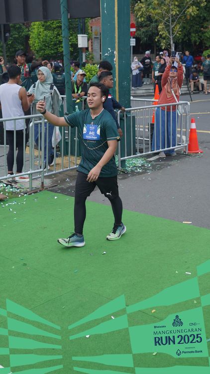 Race photo from Mangkunegaran Run 2025