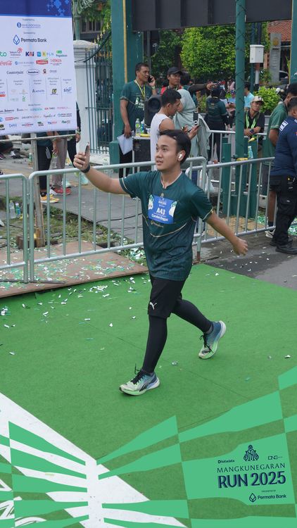 Race photo from Mangkunegaran Run 2025