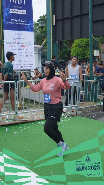 Race photo from Mangkunegaran Run 2025
