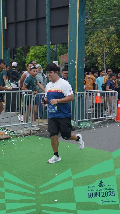 Race photo from Mangkunegaran Run 2025