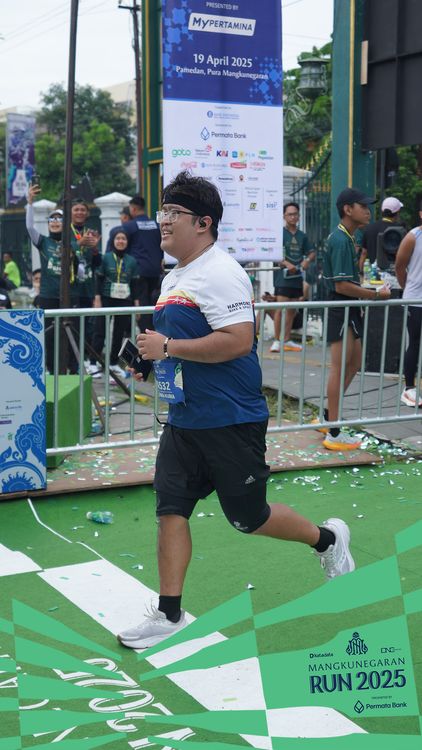 Race photo from Mangkunegaran Run 2025