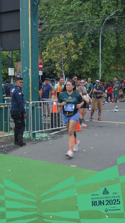 Race photo from Mangkunegaran Run 2025