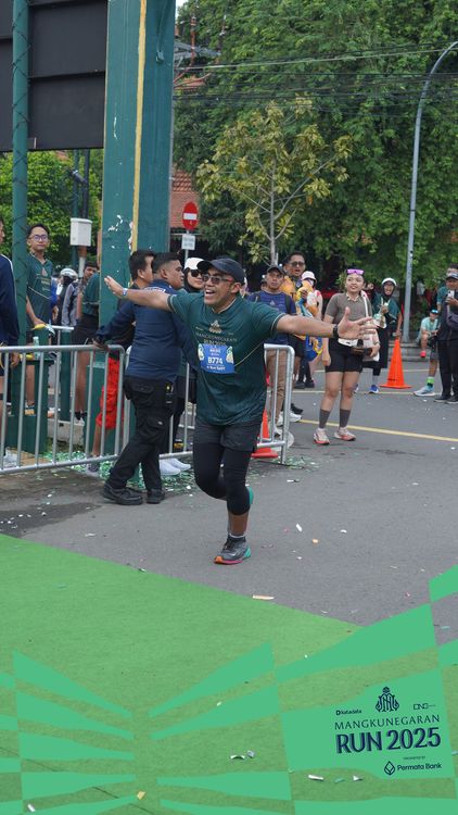 Race photo from Mangkunegaran Run 2025