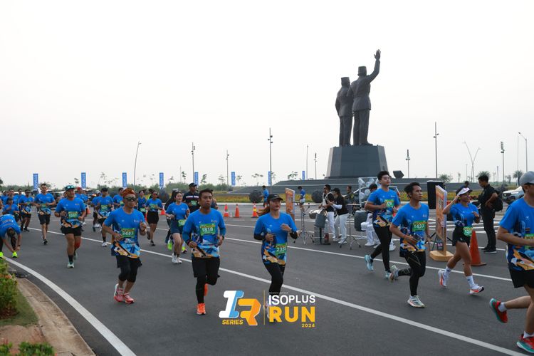 Race photo from ISOPlus Run 2024 Jakarta