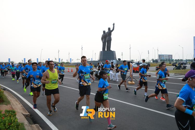 Race photo from ISOPlus Run 2024 Jakarta
