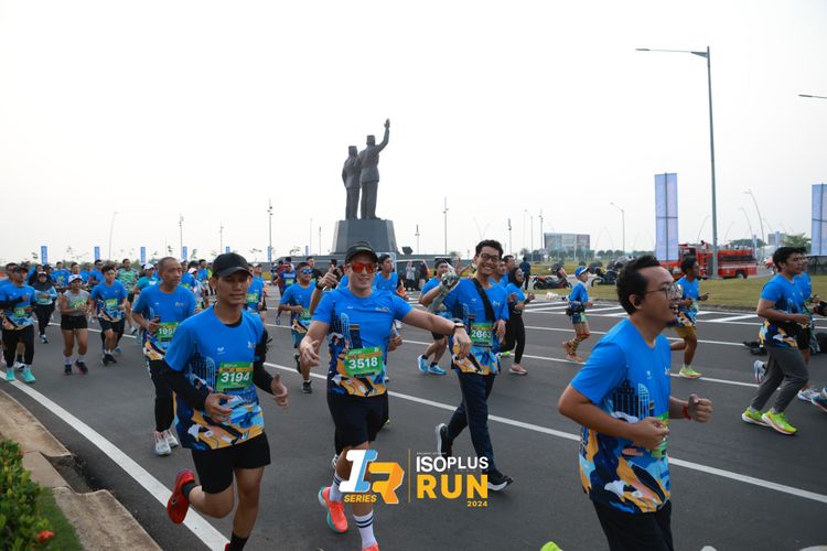 Race photo from ISOPlus Run 2024 Jakarta