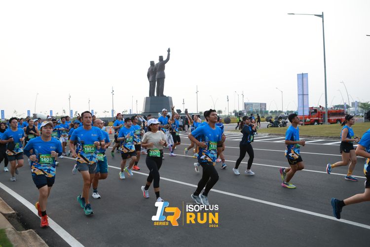 Race photo from ISOPlus Run 2024 Jakarta
