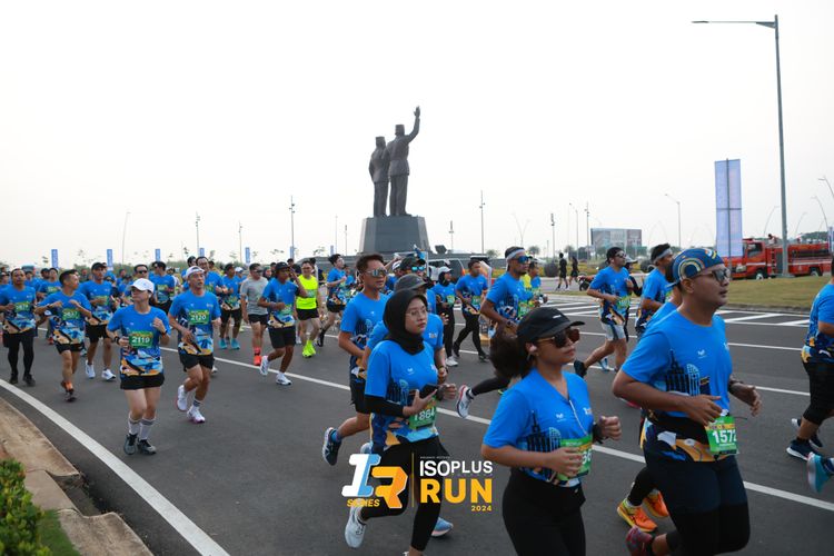 Race photo from ISOPlus Run 2024 Jakarta