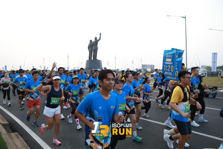 Race photo from ISOPlus Run 2024 Jakarta