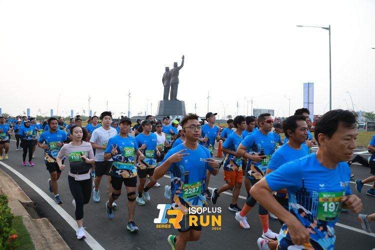 Race photo from ISOPlus Run 2024 Jakarta