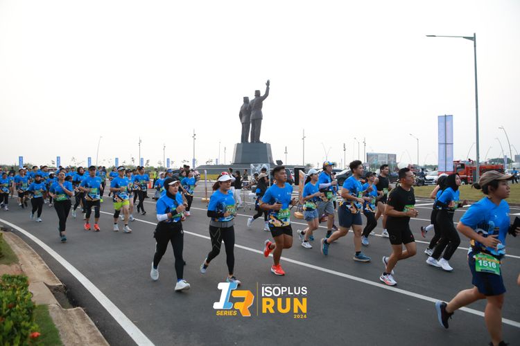 Race photo from ISOPlus Run 2024 Jakarta