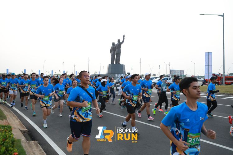 Race photo from ISOPlus Run 2024 Jakarta