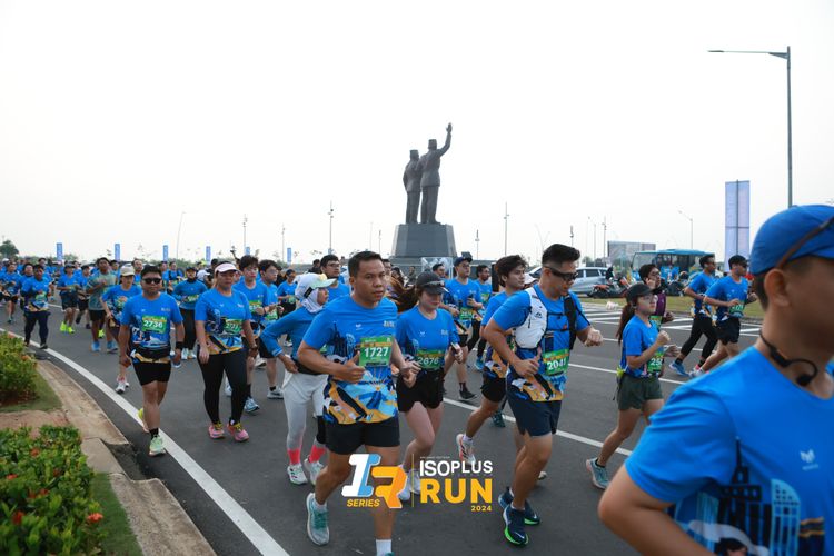 Race photo from ISOPlus Run 2024 Jakarta