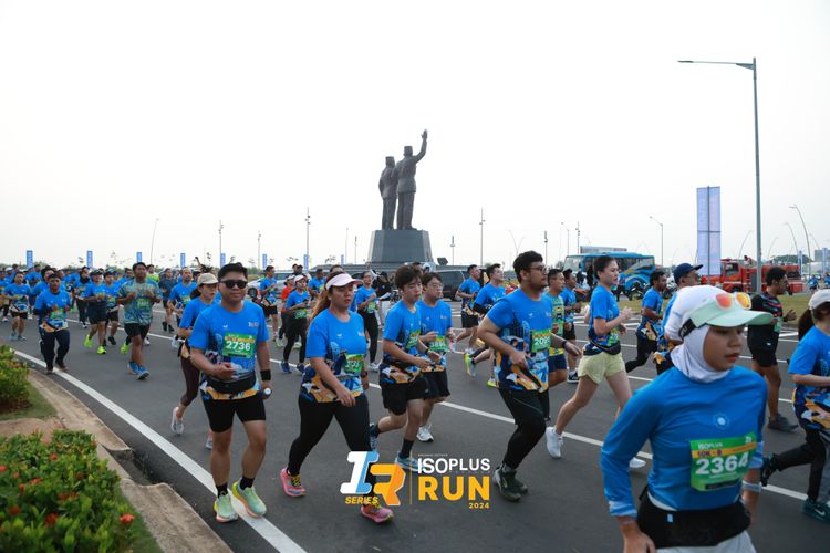 Race photo from ISOPlus Run 2024 Jakarta