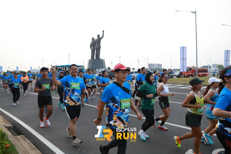 Race photo from ISOPlus Run 2024 Jakarta