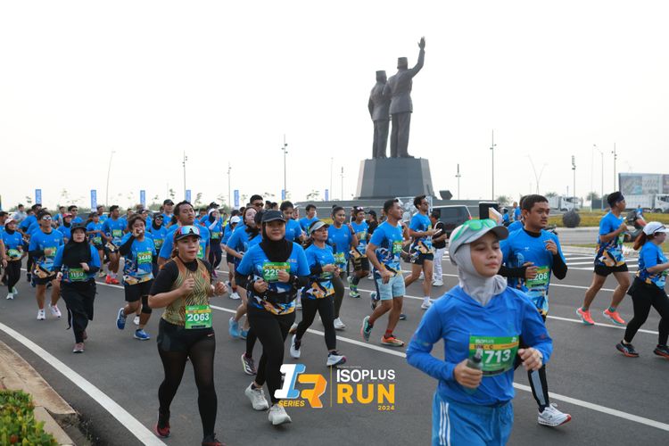 Race photo from ISOPlus Run 2024 Jakarta