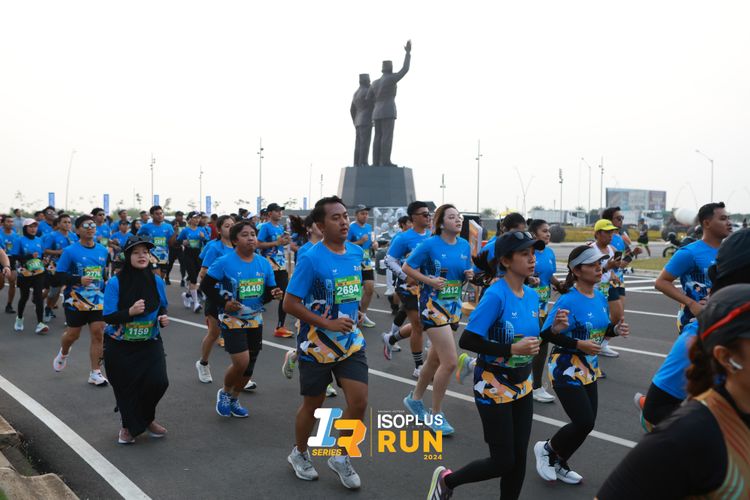 Race photo from ISOPlus Run 2024 Jakarta