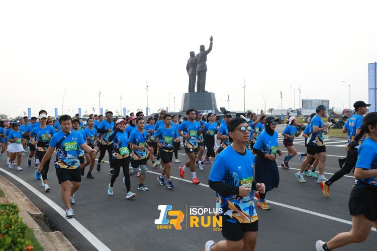 Race photo from ISOPlus Run 2024 Jakarta