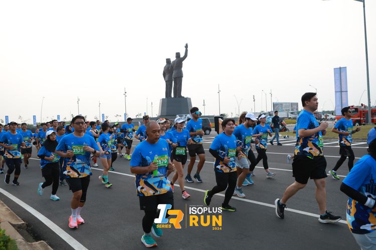 Race photo from ISOPlus Run 2024 Jakarta