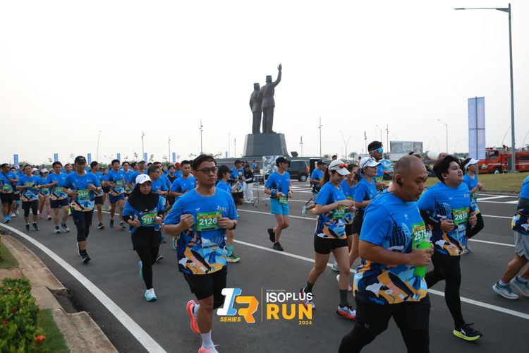 Race photo from ISOPlus Run 2024 Jakarta